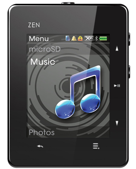 Creative Zen X-Fi3 8GB czarny (microSD, BT, radio, EP-630